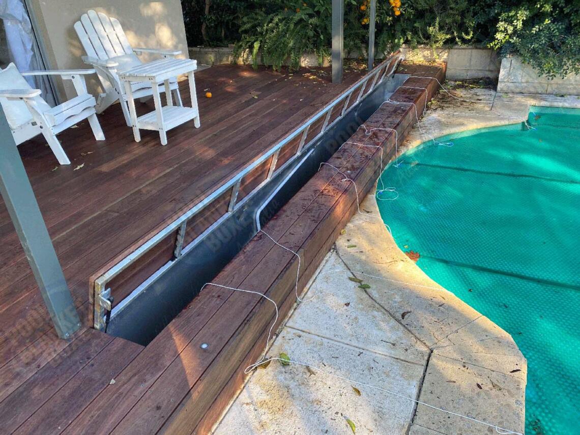 Below Ground Pool Blanket Boxes