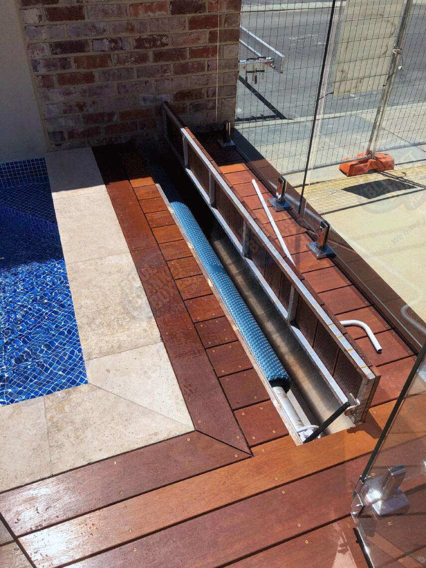 Below Ground Pool Blanket Boxes